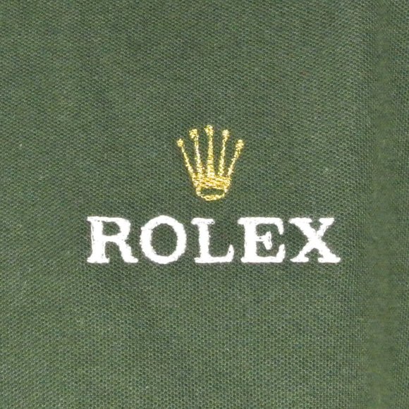 ROLEX Jewelry Store Employee Uniform Polo Shirt Green Mens NEW L Large - Picture 4 of 10